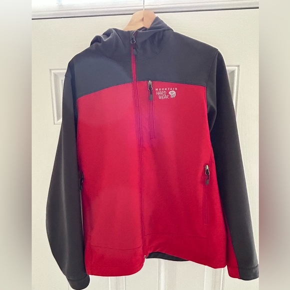 Mountain Hardwear Other - Mountain Hardwear Red and Black Softshell Jacket
